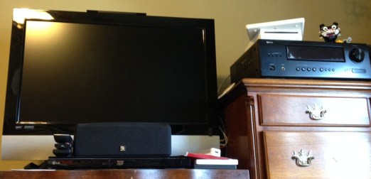 My bedroom TV at home